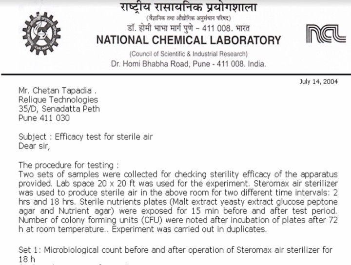 NCL Efficacy test